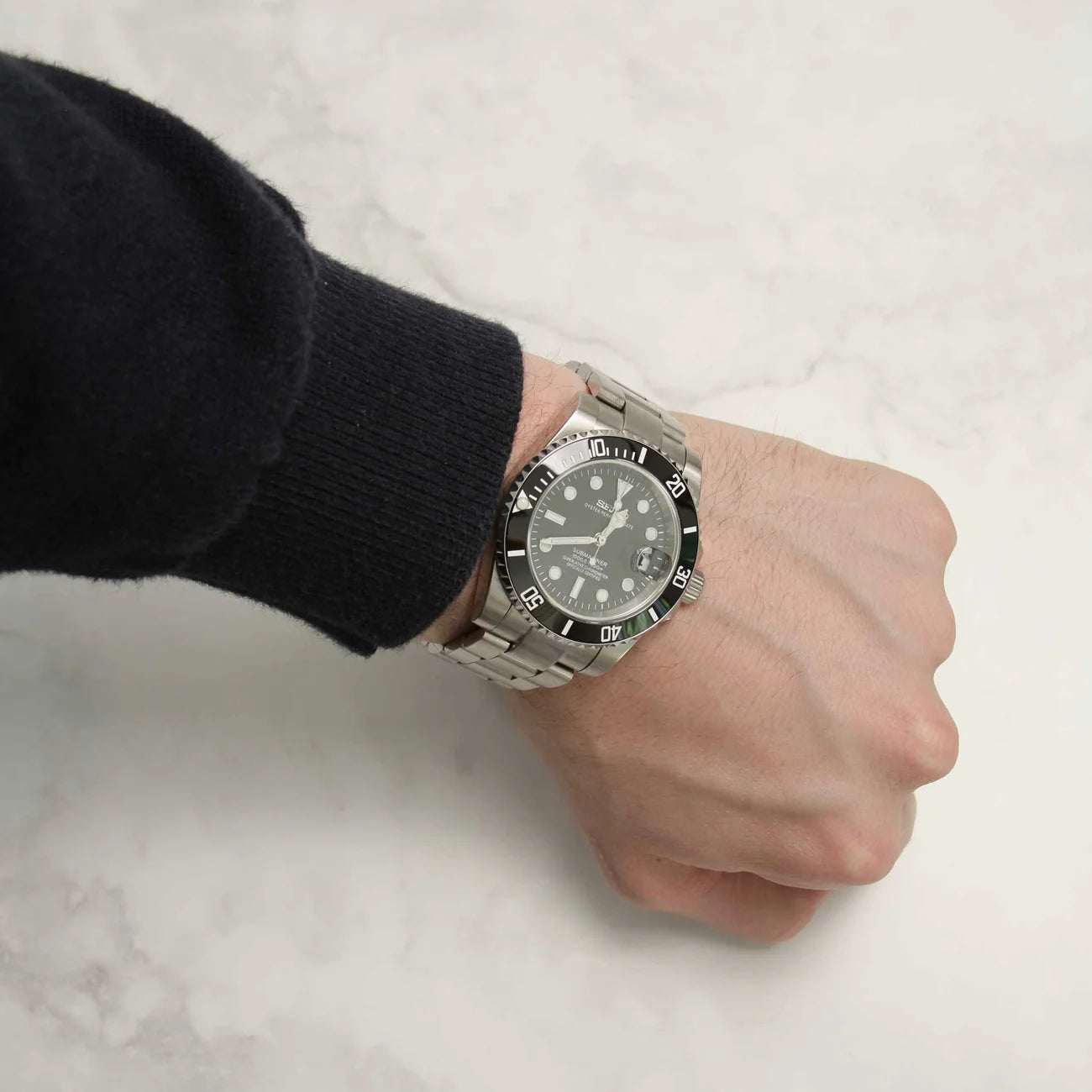 Relógio Seiko Mod Submariner Date Black - 40mm