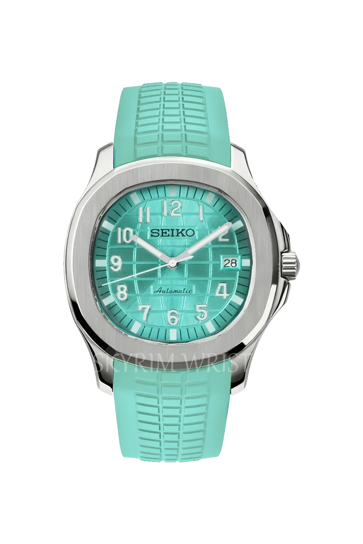 Relógio Seiko Mod Aquanaut Baby Blue Baby Blue Azul Bebê